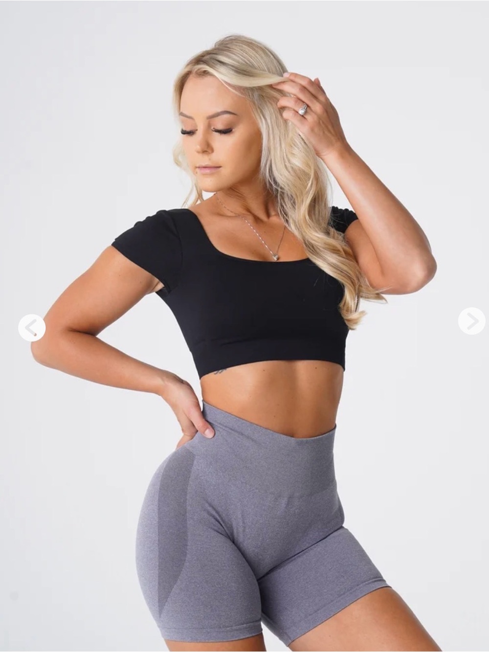 NVGTN Black Serene Seamless Bra